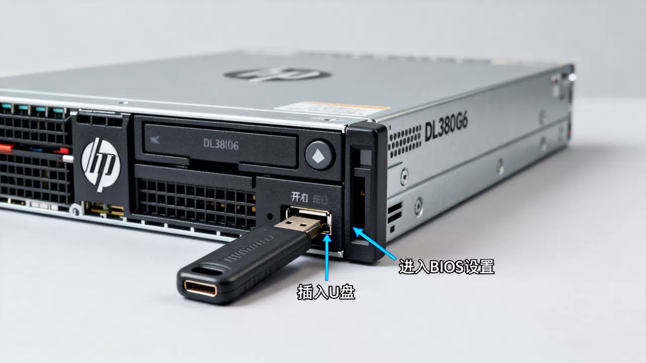 惠普DL380G6怎么用U盘启动?,启动项怎么设置 惠普DL380G6怎么用U盘启动?,启动项怎么设置