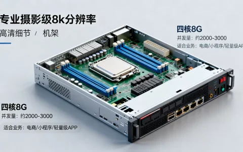 简米云四核8g服务器并发量能到多少，适合什么业务？
