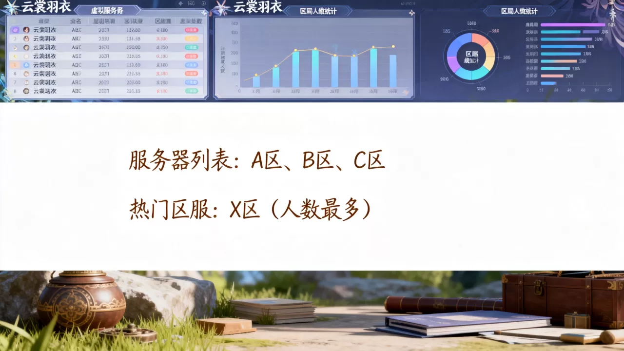 云裳羽衣服务器有哪些?,哪个区服人最多? 云裳羽衣服务器有哪些?,哪个区服人最多?