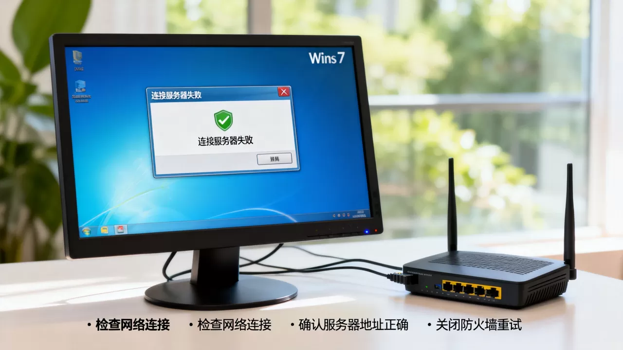 Win7软件连接服务器失败如何解决,原因是什么 Win7软件连接服务器失败如何解决,原因是什么