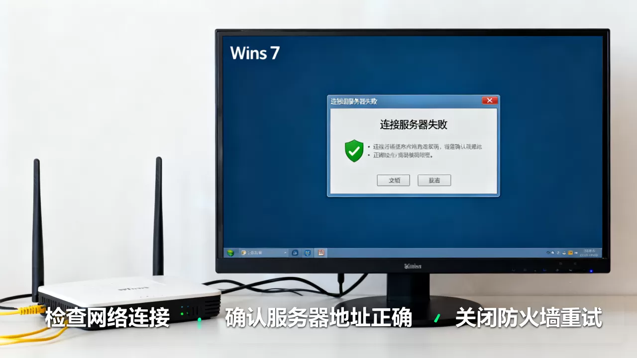 Win7软件连接服务器失败如何解决,原因是什么 Win7软件连接服务器失败如何解决,原因是什么