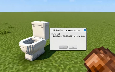 我的世界马桶玩的外国服务器IP是多少？，怎么进