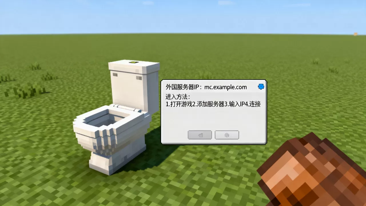 我的世界马桶玩的外国服务器IP是多少?,怎么进 我的世界马桶玩的外国服务器IP是多少?,怎么进