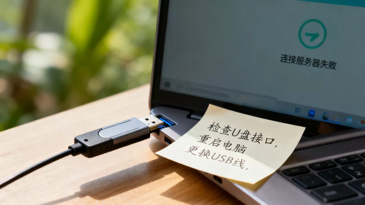为什么播放U盘出现连接服务器失败,怎么解决? 为什么播放U盘出现连接服务器失败,怎么解决?