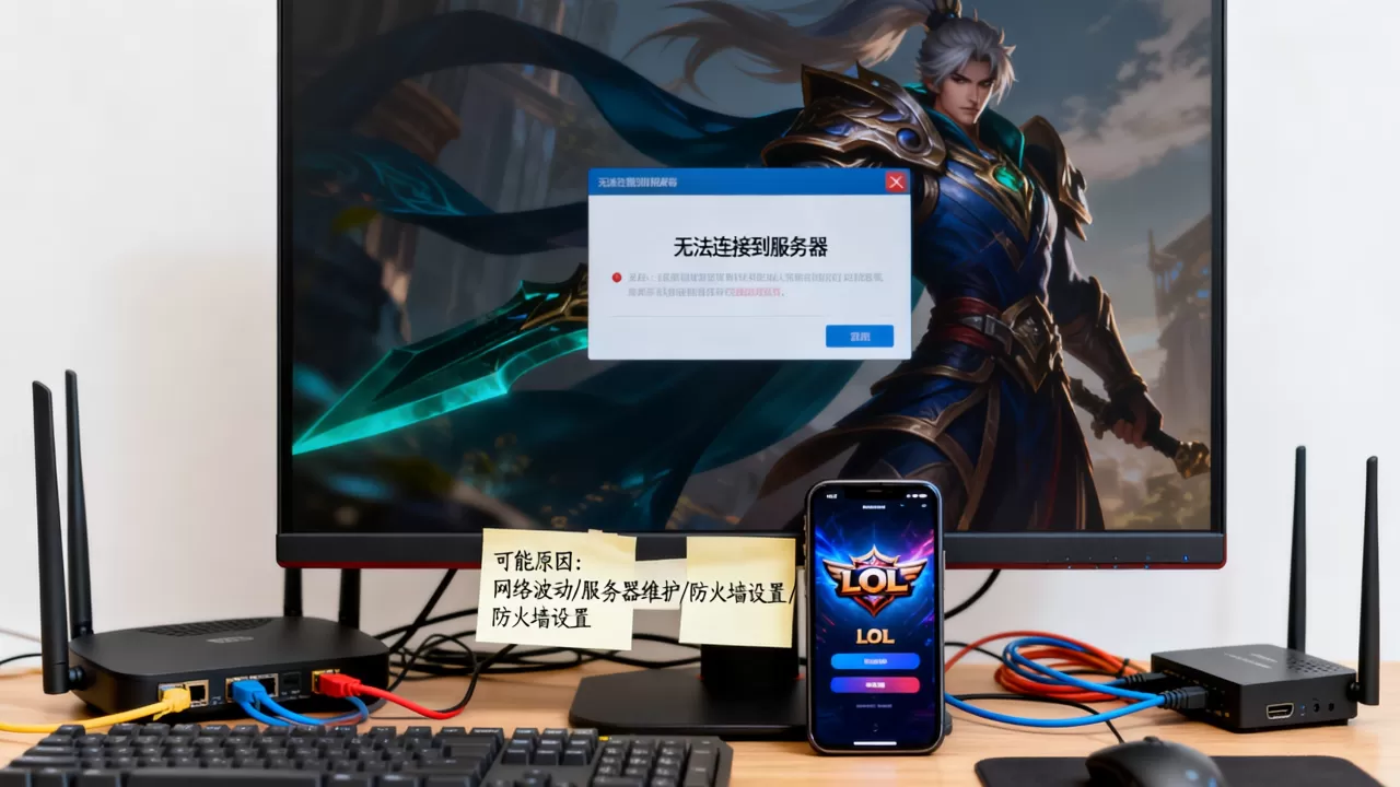 LOL中连接不上游戏服务器错误怎么解决,是什么原因造成的? LOL中连接不上游戏服务器错误怎么解决,是什么原因造成的?