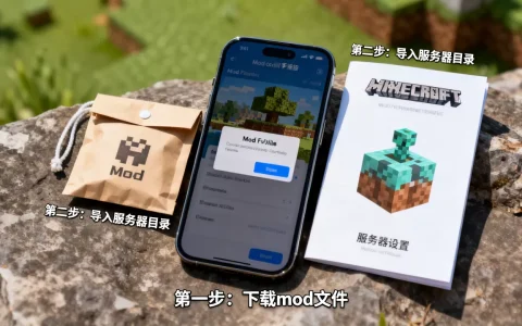 我的世界手机版怎么在服务器里面加mod