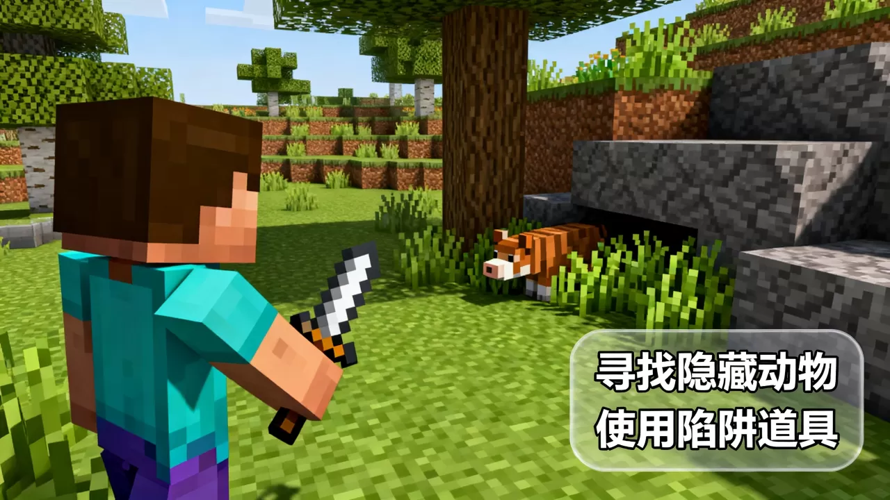 我的世界EC服务器动物躲猫猫如何打动物?,怎么玩 我的世界EC服务器动物躲猫猫如何打动物?,怎么玩