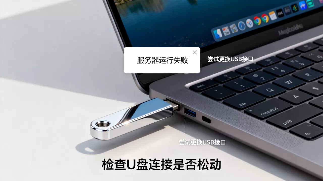 为什么U盘视频打开显示服务器运行失败?,怎么解决 为什么U盘视频打开显示服务器运行失败?,怎么解决