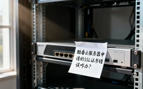 酷番云服务器申请的SSL证书错误咋办？，SSL证书错误怎么办