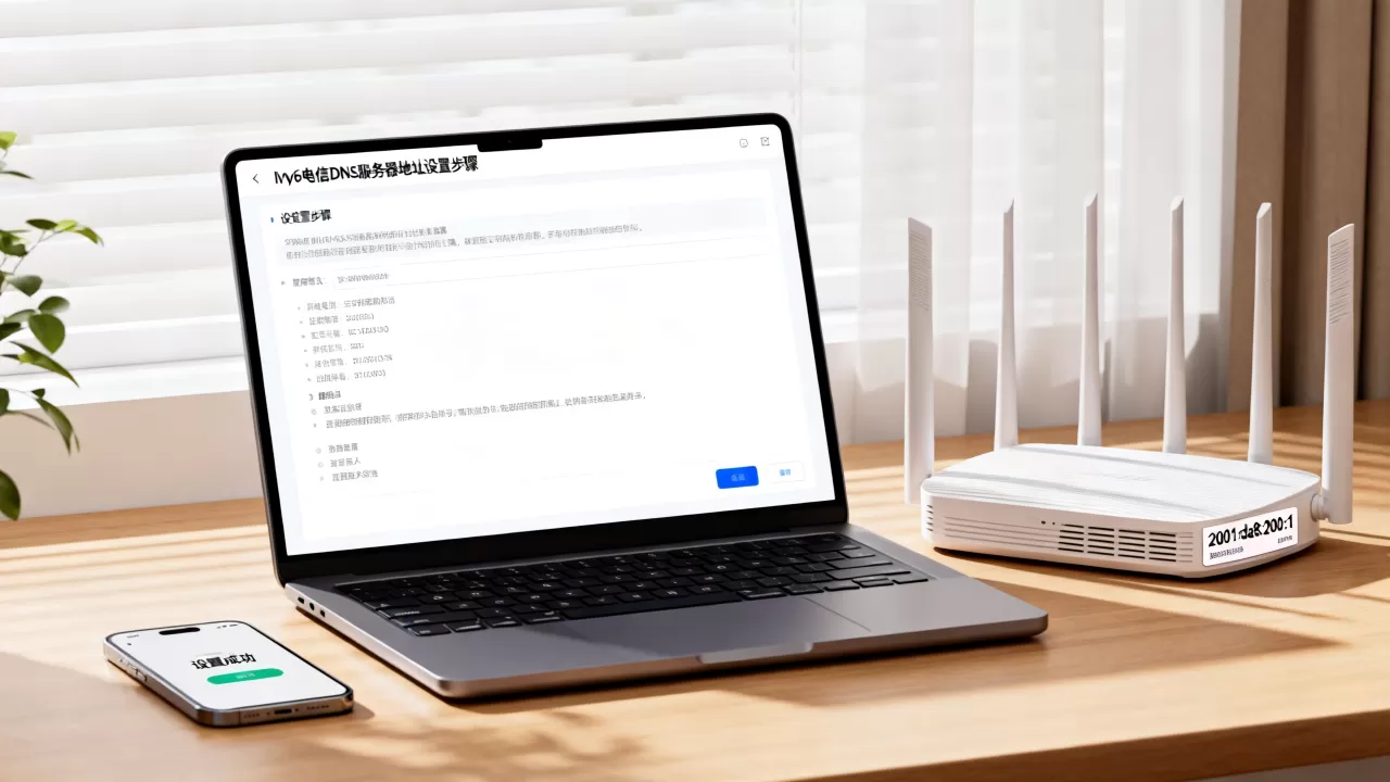 IPv6电信DNS服务器地址是多少?,怎么设置? IPv6电信DNS服务器地址是多少?,怎么设置?