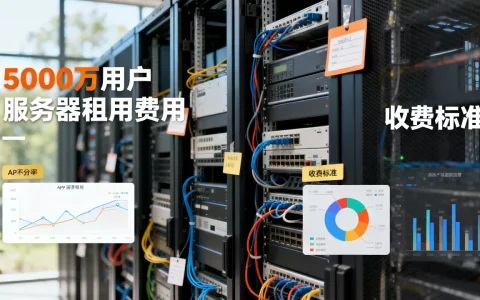 5000万人租app服务器要多少钱，怎么收费？
