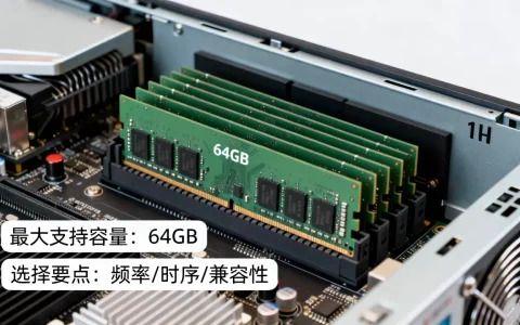 1U服务器内存条最大支持多大容量，怎么选？