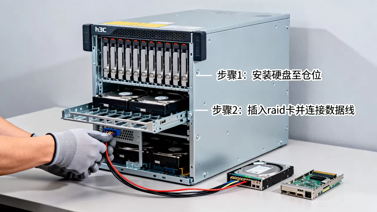 h3c全新的服务器怎么做raid h3c全新的服务器怎么做raid