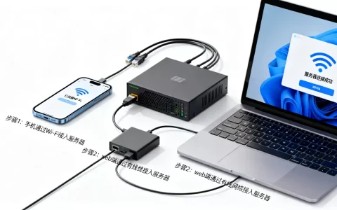 手机和web怎么连接同一个服务器，有哪些步骤？