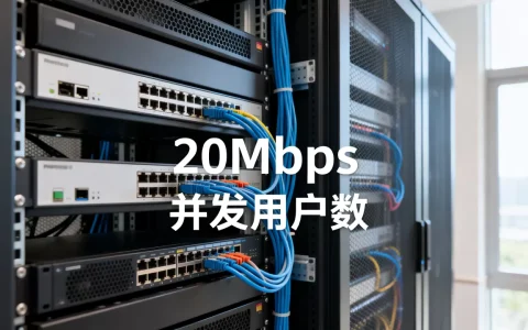 服务器宽带20m可以承受多少人
