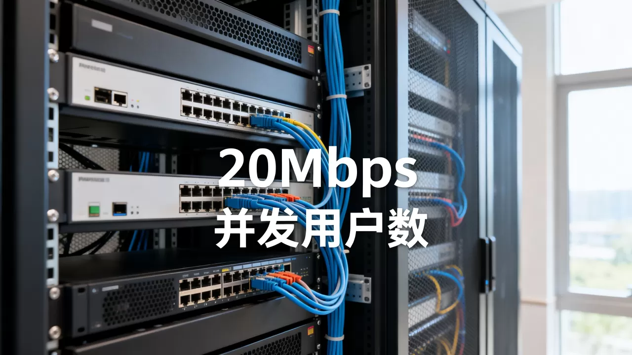 服务器宽带20m可以承受多少人 服务器宽带20m可以承受多少人