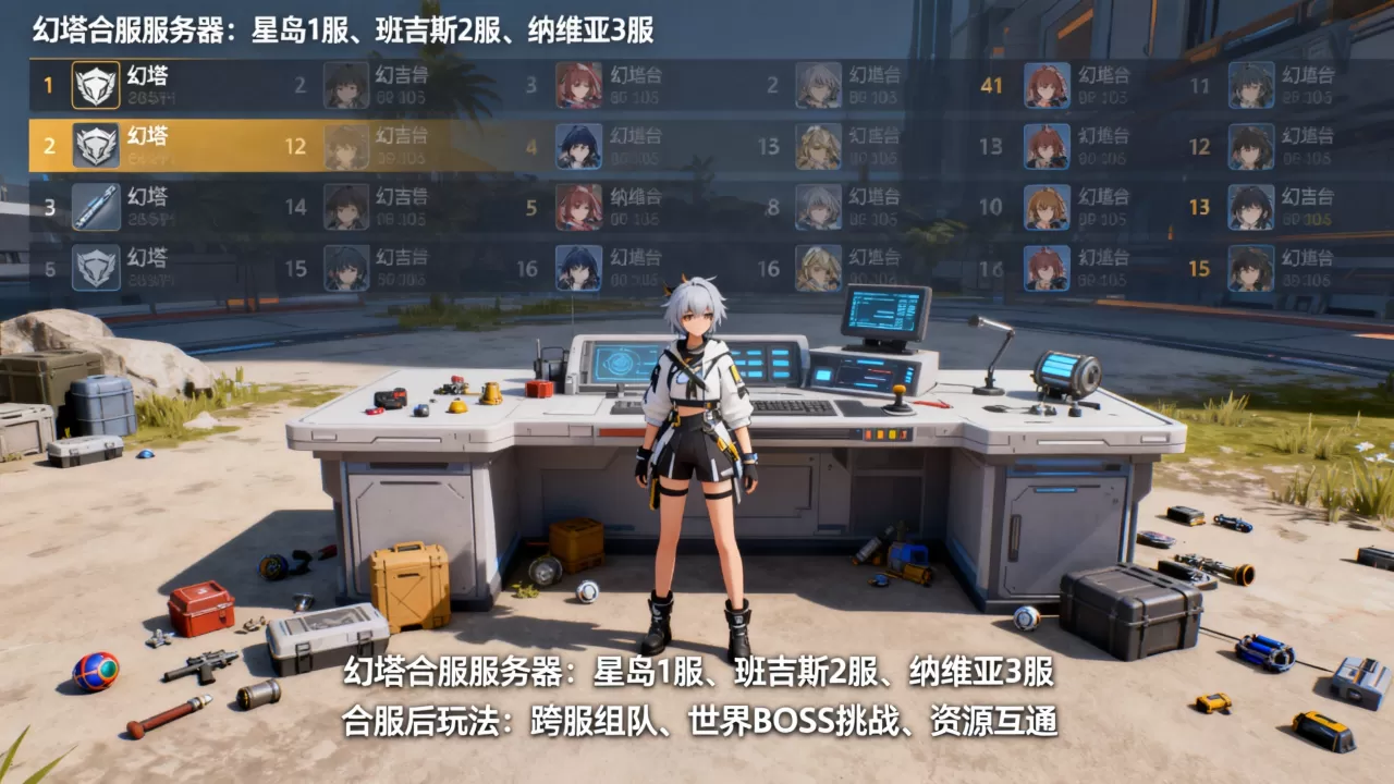 幻塔究竟合了哪些服务器?,合服后怎么玩? 幻塔究竟合了哪些服务器?,合服后怎么玩?