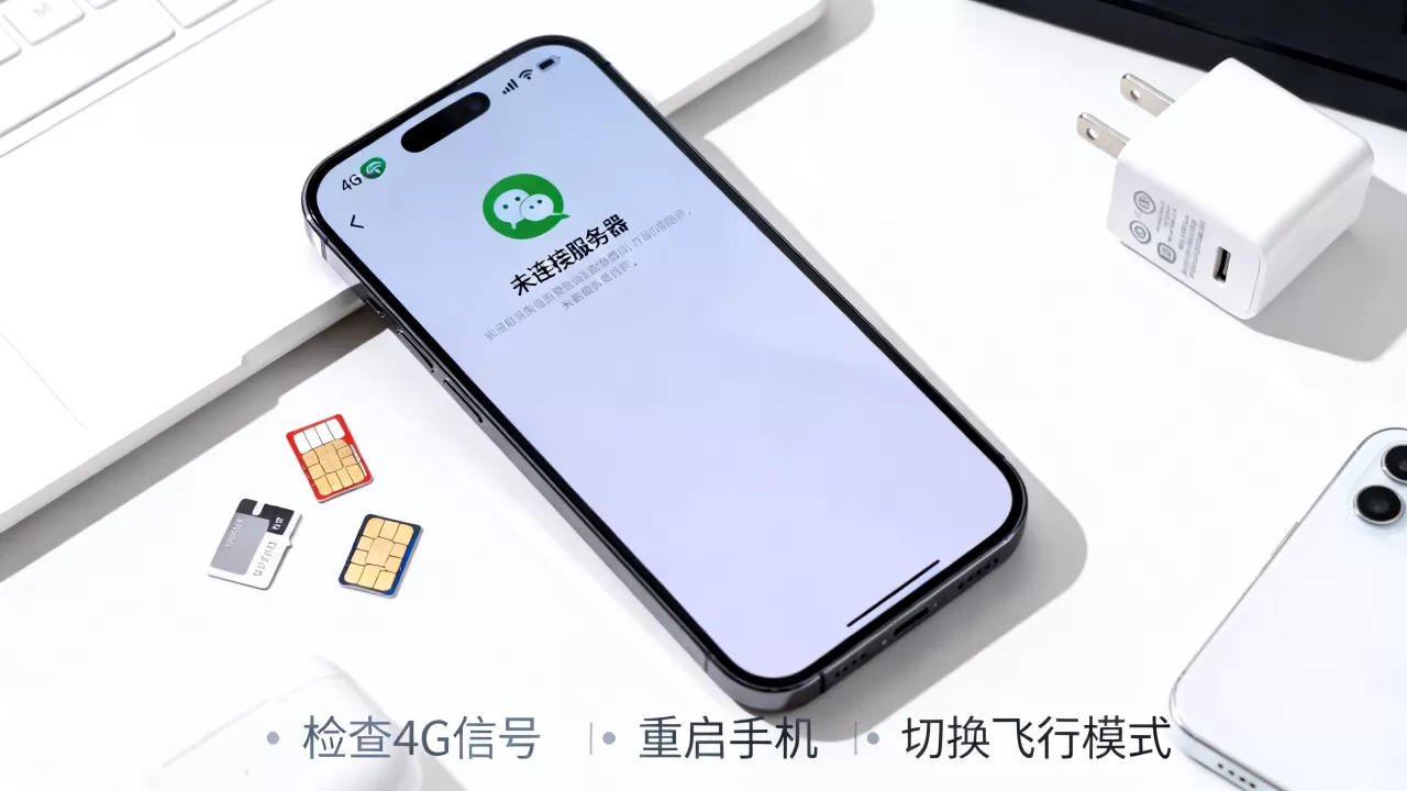4G打开微信为何显示未连接服务器,怎么办? 4G打开微信为何显示未连接服务器,怎么办?