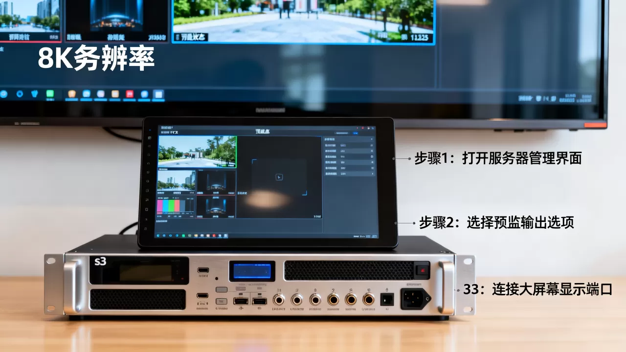 s3服务器预监怎么切换到大屏幕,具体方法是什么? s3服务器预监怎么切换到大屏幕,具体方法是什么?