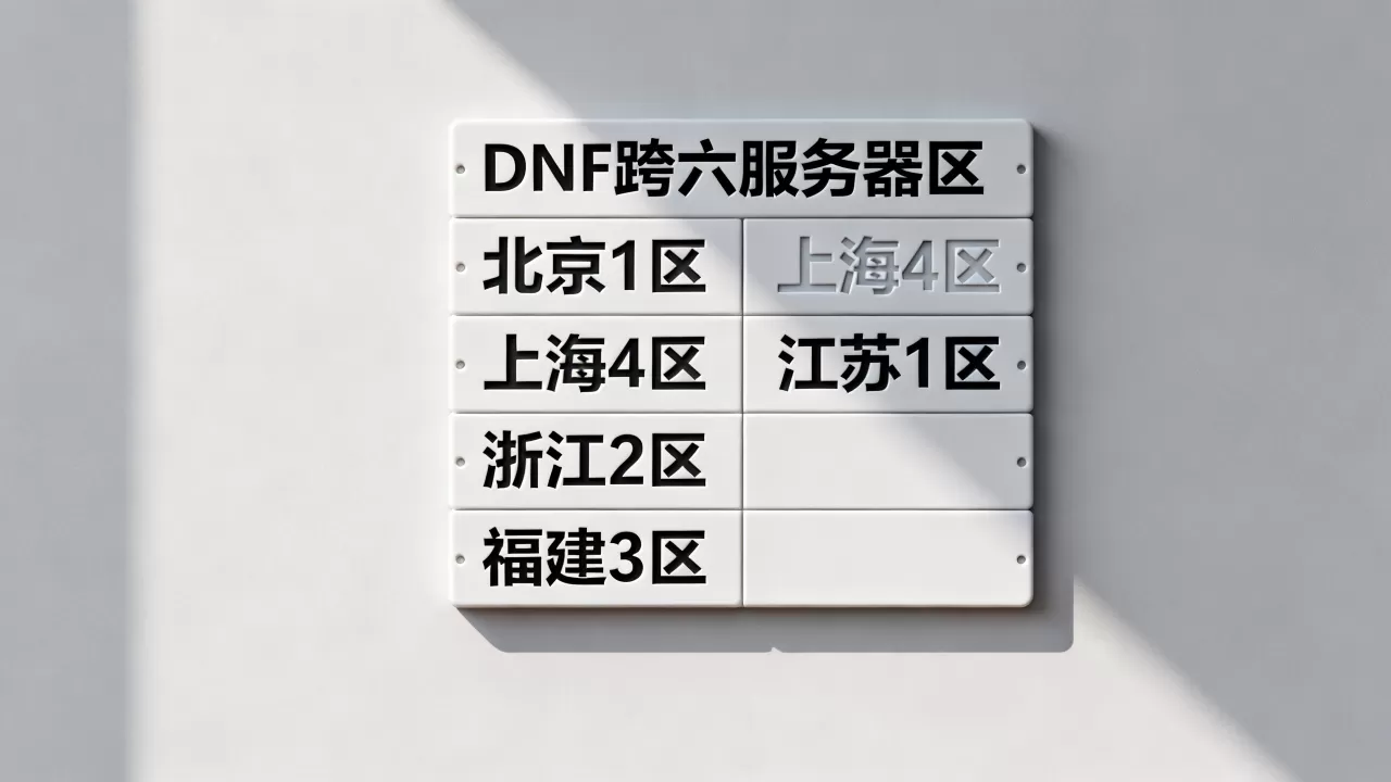 你知道DNF跨六服务器包括哪些区吗?,有哪些大区? 你知道DNF跨六服务器包括哪些区吗?,有哪些大区?