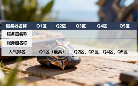 王者荣耀Q区都有哪些服务器，哪个区人气最高