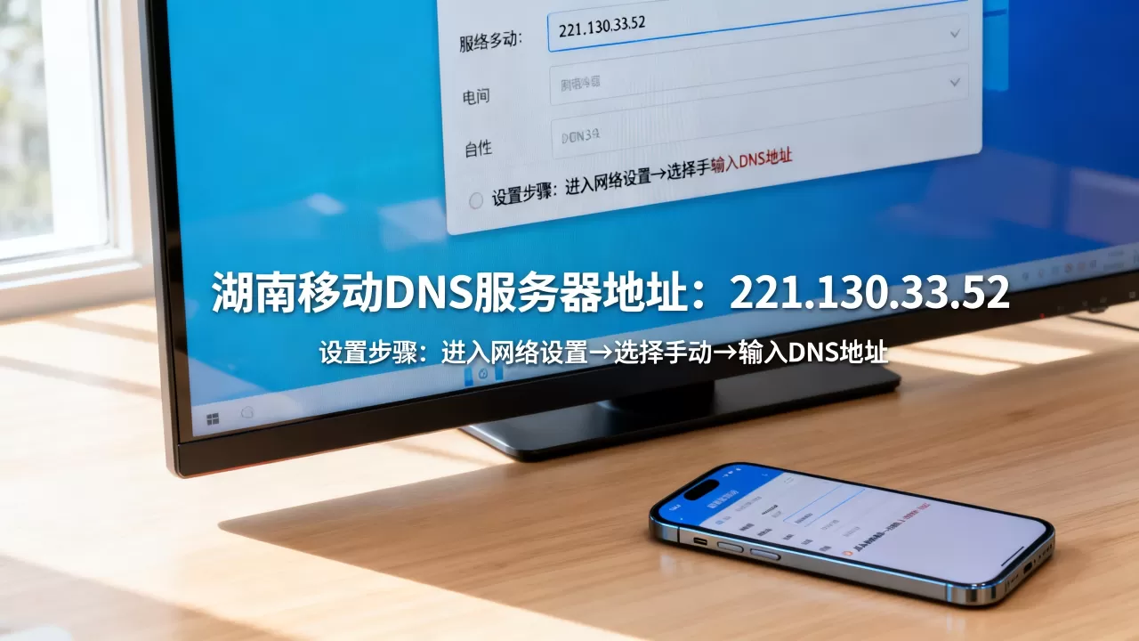 湖南移动DNS服务器地址是多少?,怎么设置? 湖南移动DNS服务器地址是多少?,怎么设置?