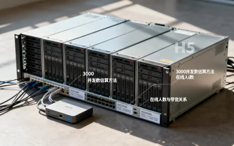 H5服务器3000能支持多少人在线，服务器并发数怎么估算？
