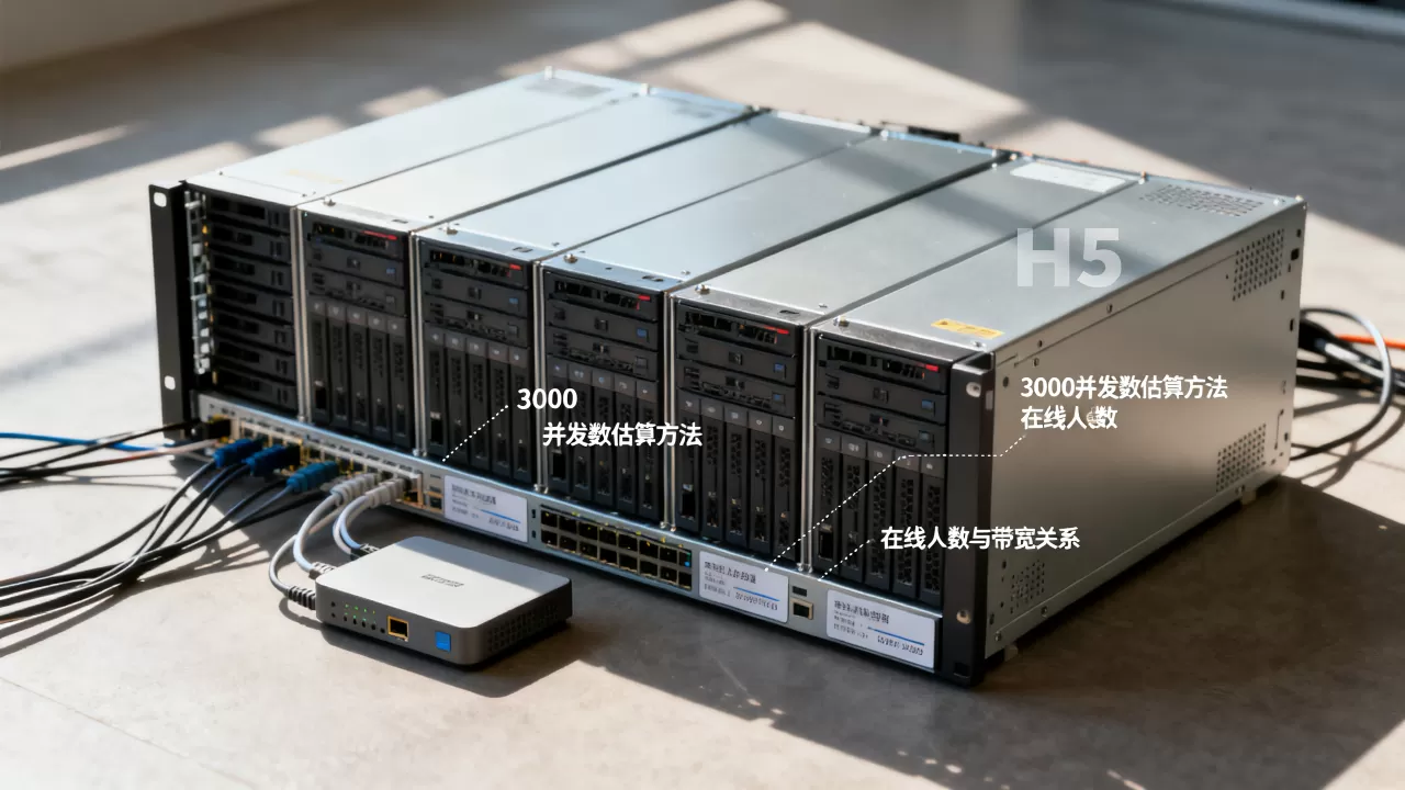 H5服务器3000能支持多少人在线,服务器并发数怎么估算? H5服务器3000能支持多少人在线,服务器并发数怎么估算?