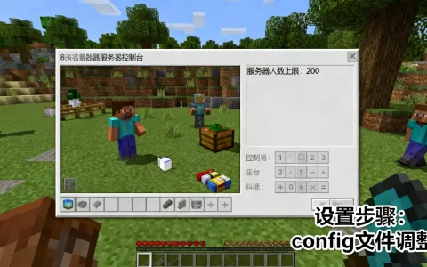 我的世界一个服务器人数上限是多少？，怎么设置