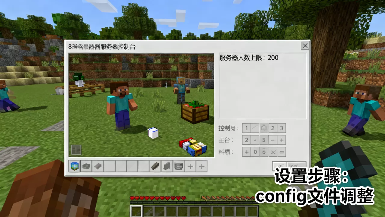 我的世界一个服务器人数上限是多少?,怎么设置 我的世界一个服务器人数上限是多少?,怎么设置
