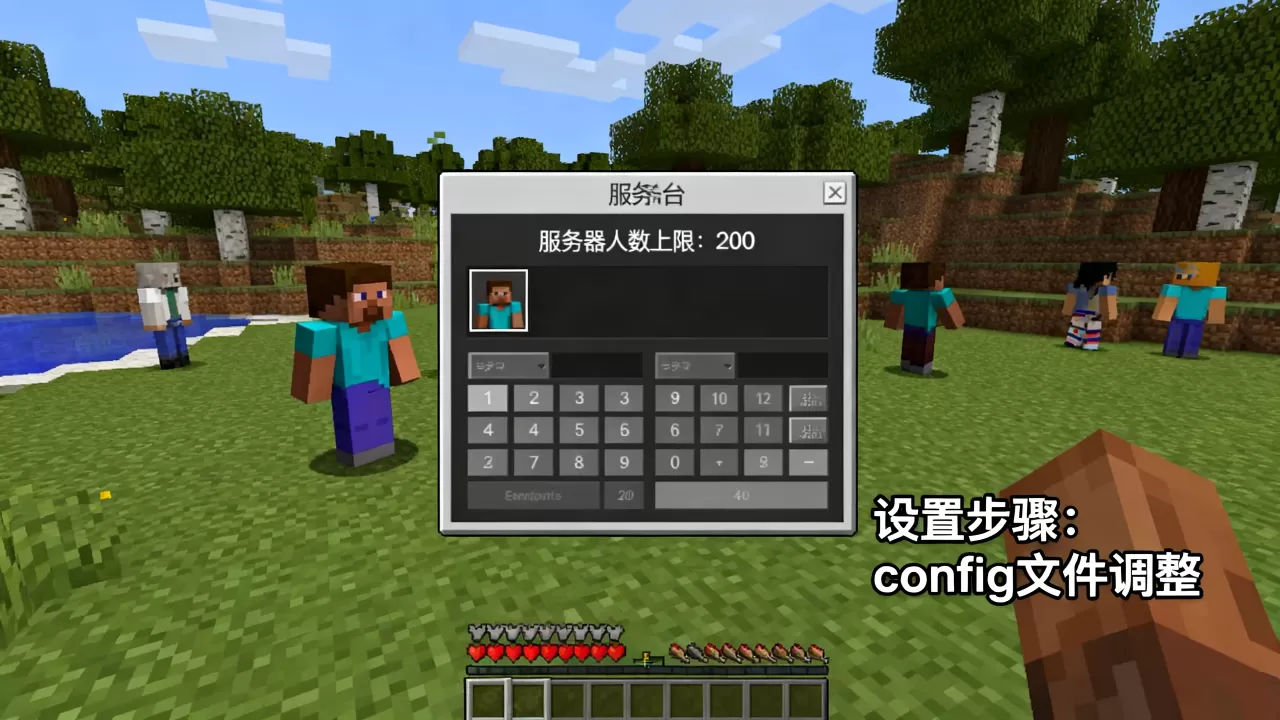 我的世界一个服务器人数上限是多少?,怎么设置 我的世界一个服务器人数上限是多少?,怎么设置