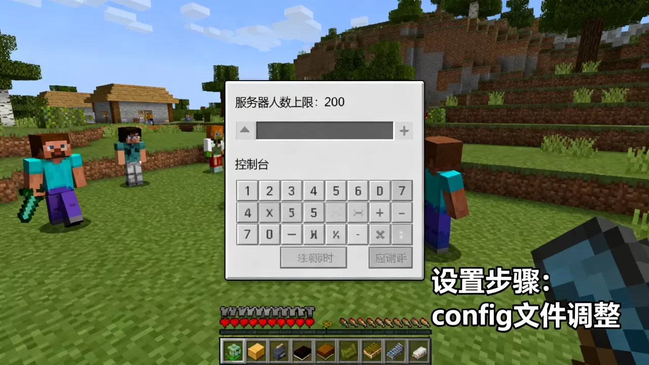 我的世界一个服务器人数上限是多少?,怎么设置 我的世界一个服务器人数上限是多少?,怎么设置