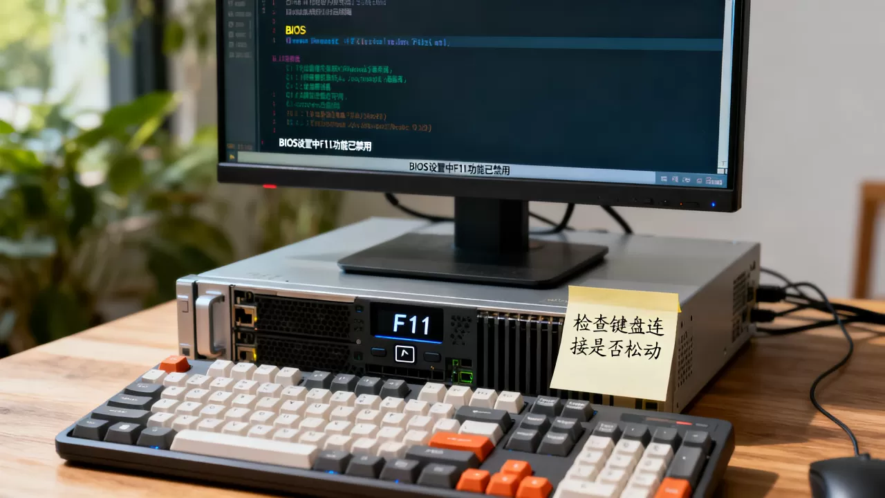服务器按F11没有反应是什么原因,怎么解决 服务器按F11没有反应是什么原因,怎么解决