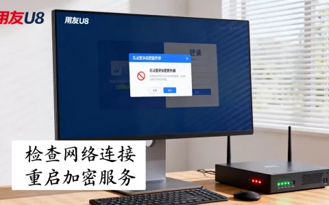 用友U8无法登录加密服务器怎么办？，什么原因