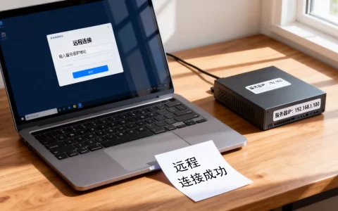 怎么使用服务器上的IP地址进行远程连接，是什么情况