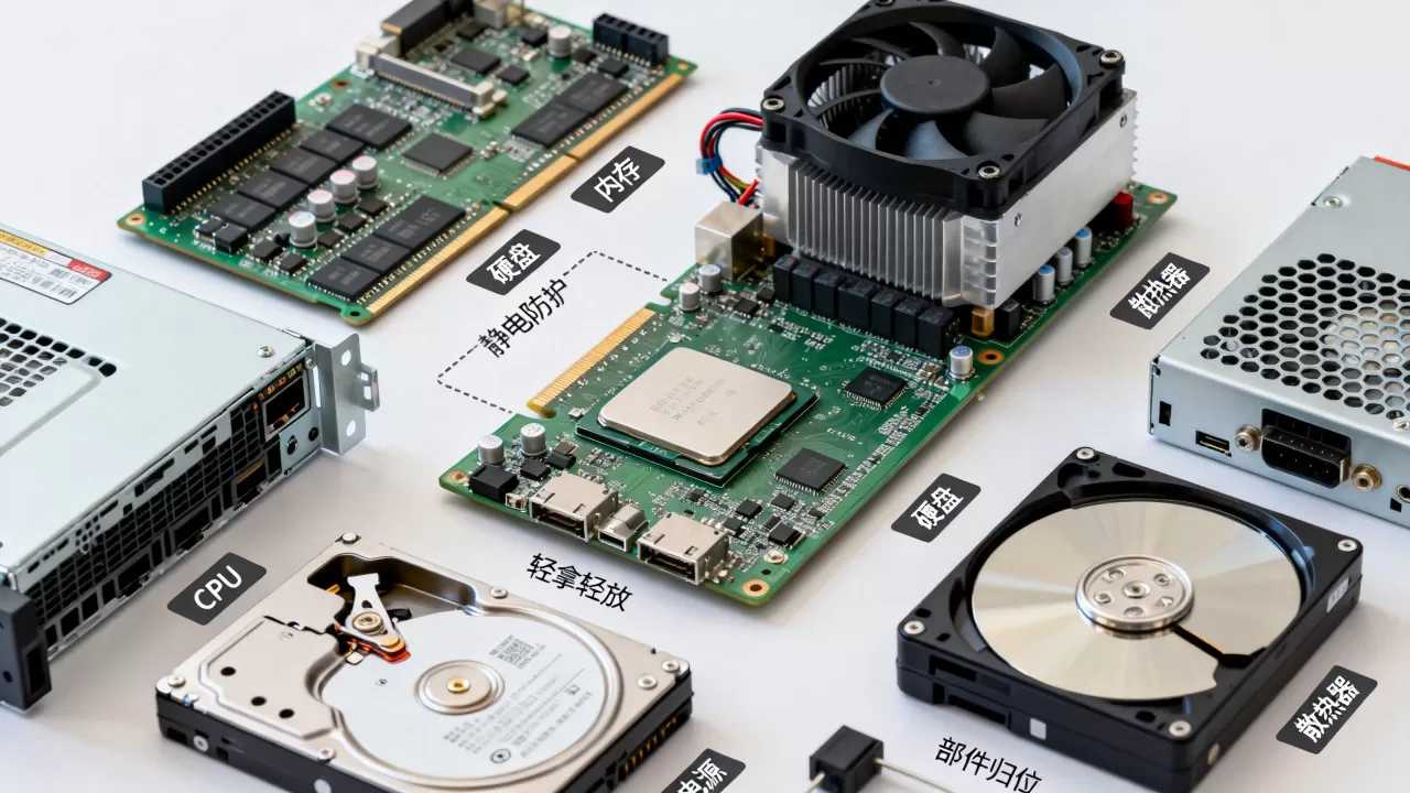 服务器拆机零件都包含哪些,拆机注意事项有哪些? 服务器拆机零件都包含哪些,拆机注意事项有哪些?
