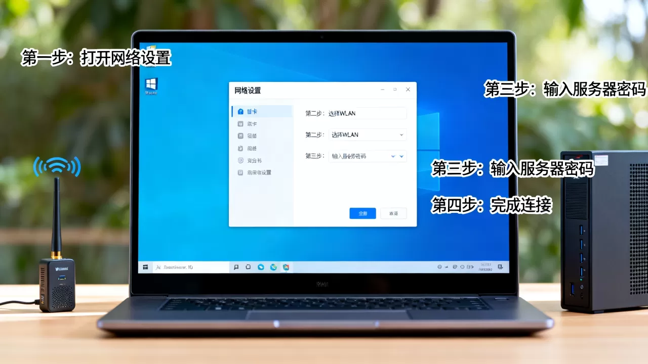 win10怎样添加无线网连接到服务器,有哪些步骤 win10怎样添加无线网连接到服务器,有哪些步骤