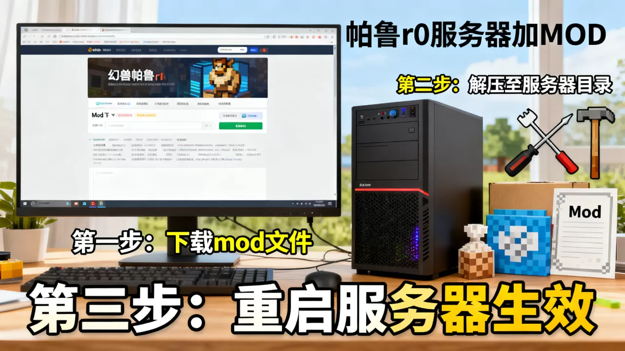 幻兽帕鲁r0服务器怎么加mod?, 安装步骤是什么 幻兽帕鲁r0服务器怎么加mod?, 安装步骤是什么