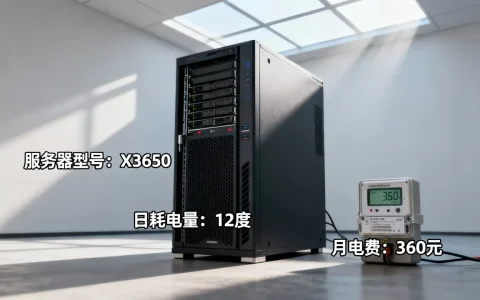一台服务器一天耗电多少度，电费一个月多少钱？