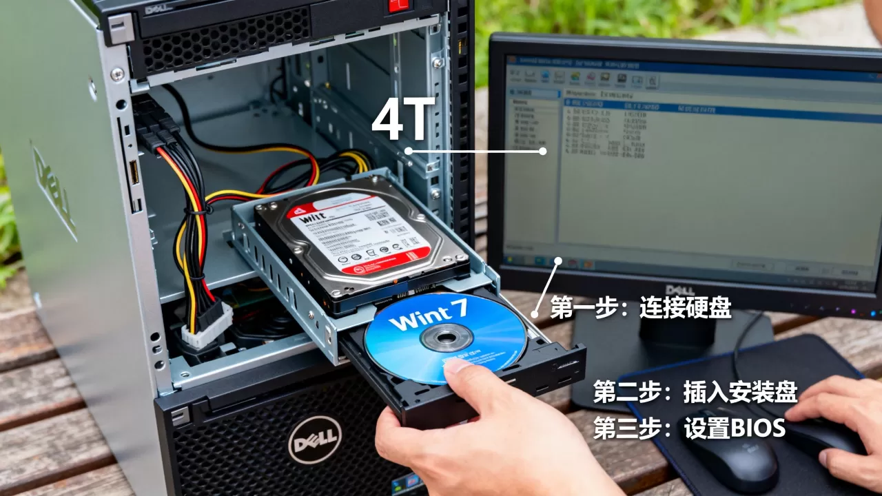 戴尔服务器4T硬盘如何安装Win7系统,安装步骤是什么? 戴尔服务器4T硬盘如何安装Win7系统,安装步骤是什么?