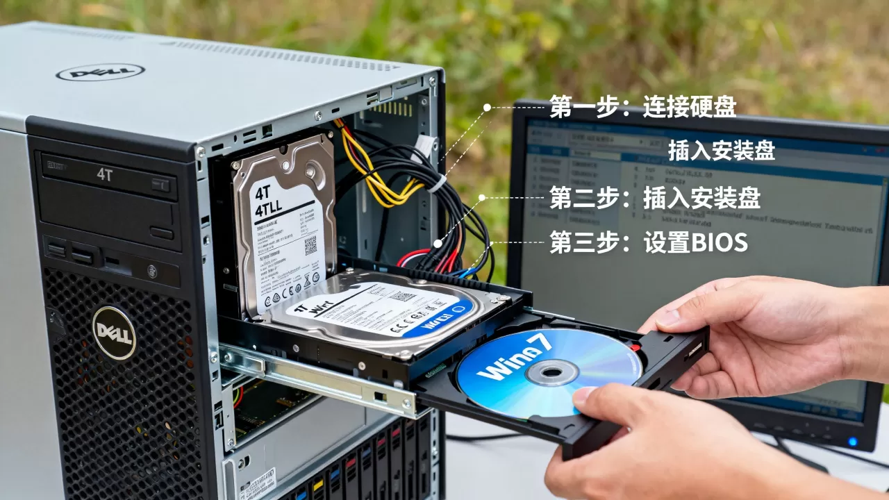 戴尔服务器4T硬盘如何安装Win7系统,安装步骤是什么? 戴尔服务器4T硬盘如何安装Win7系统,安装步骤是什么?