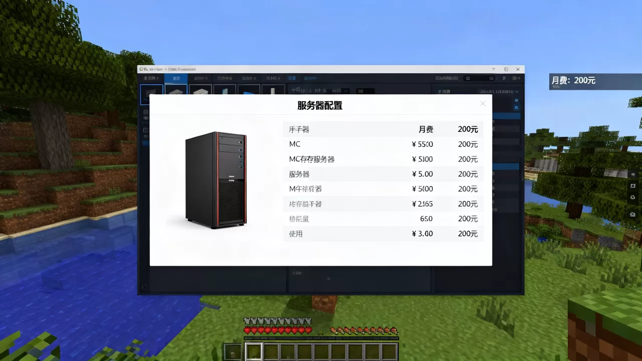 在mc开生存服务器要花多少钱 在mc开生存服务器要花多少钱