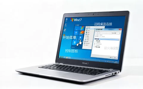 Win7怎么打开远程桌面连接到服务器？，连接不上怎么办？
