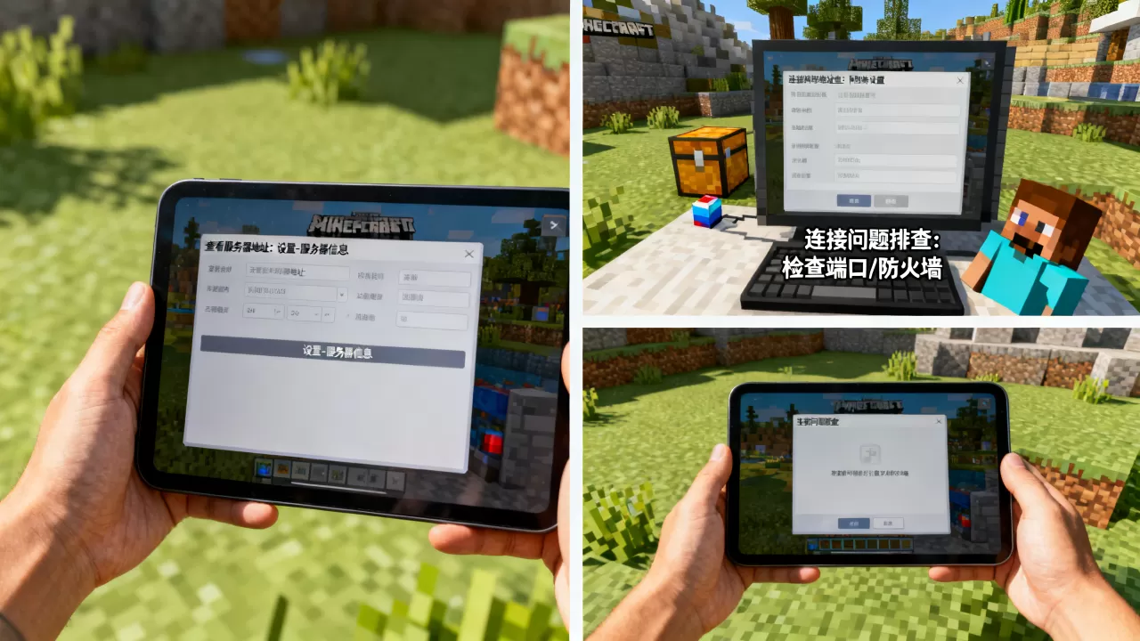 我的世界怎么查看自己创建的服务器地址,为什么别人连不上? 我的世界怎么查看自己创建的服务器地址,为什么别人连不上?
