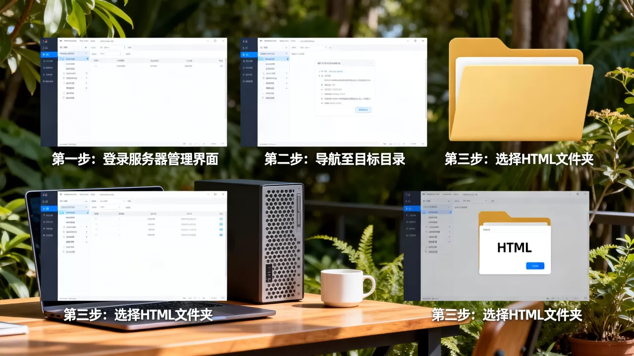 怎么打开服务器的一个HTML文件夹,步骤是什么? 怎么打开服务器的一个HTML文件夹,步骤是什么?