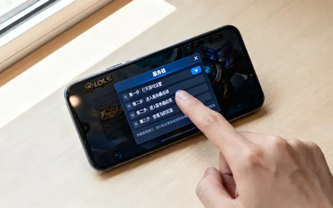 怎么查LOL手游所在服务器，哪个区服查询方法