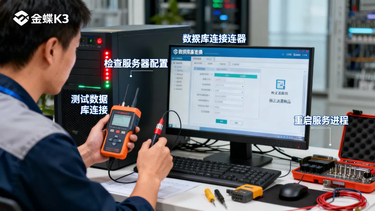 金蝶K3数据服务器无效如何修复,数据库连接不上怎么办? 金蝶K3数据服务器无效如何修复,数据库连接不上怎么办?