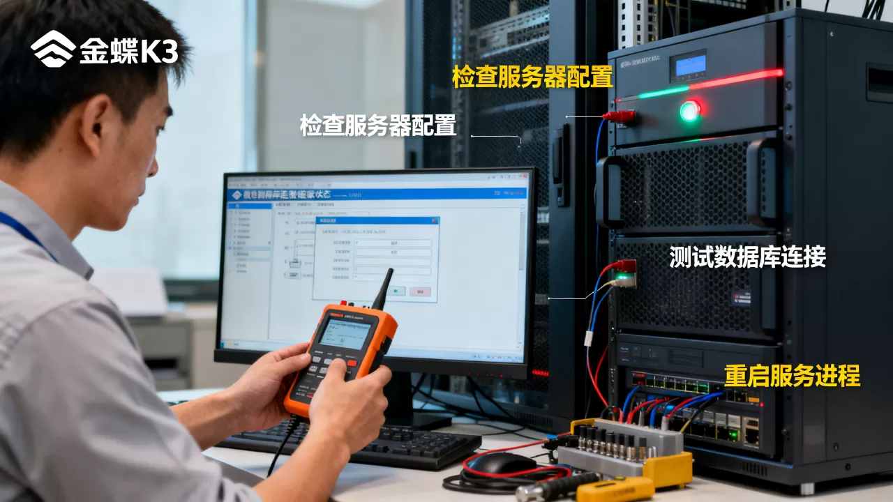 金蝶K3数据服务器无效如何修复,数据库连接不上怎么办? 金蝶K3数据服务器无效如何修复,数据库连接不上怎么办?