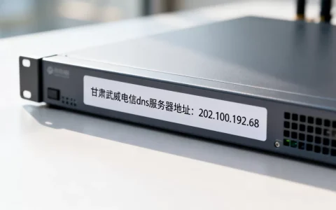 甘肃武威电信dns的服务器地址是多少