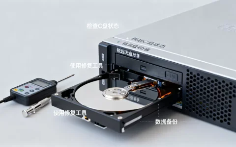 锐起无盘服务器C盘损坏了怎么办，如何修复